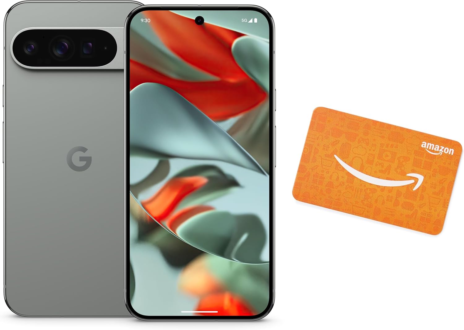Google Pixel 9 Pro XL – Hazel – 256 GB with $200 Amazon Gift Card