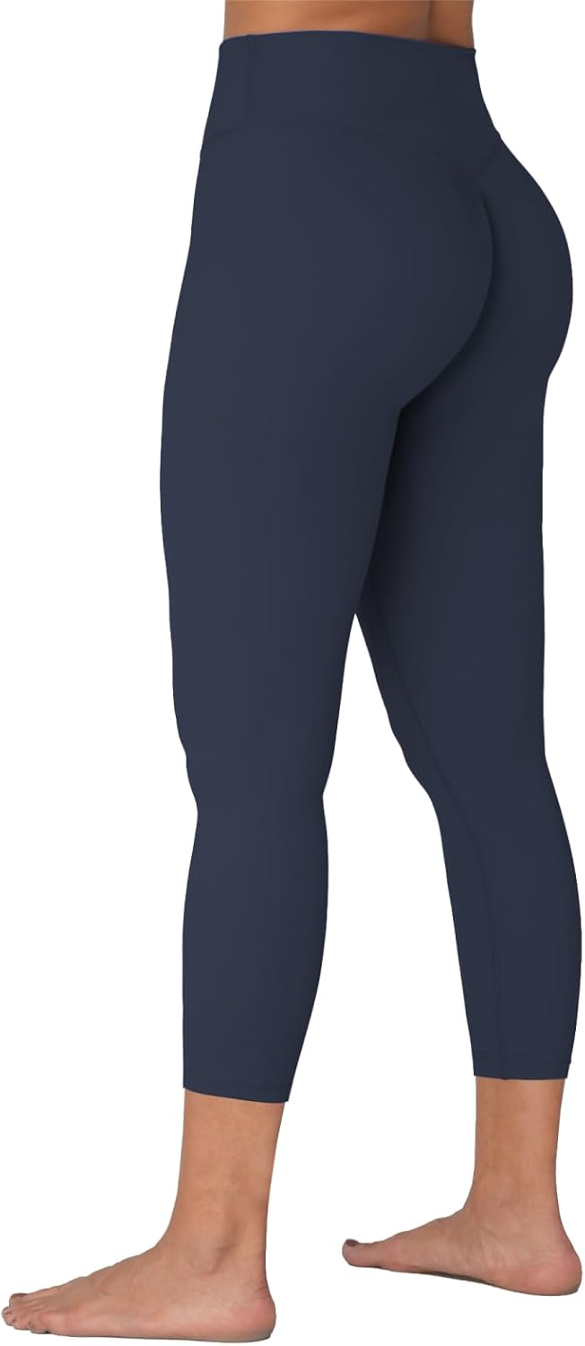 Sunzel Sunzfly Capri Leggings with Hidden Butt Scrunch, High Waisted Soft Cropped Workout Gym Yoga Pants with Tummy Control