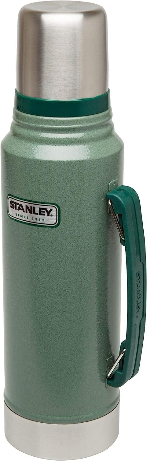 Stanley Classic Vacuum Insulated Wide Mouth Bottle – BPA-Free 18/8 Stainless Steel Thermos for Cold & Hot Beverages – Keeps Liquid Hot or Cold for Up to 24 Hours