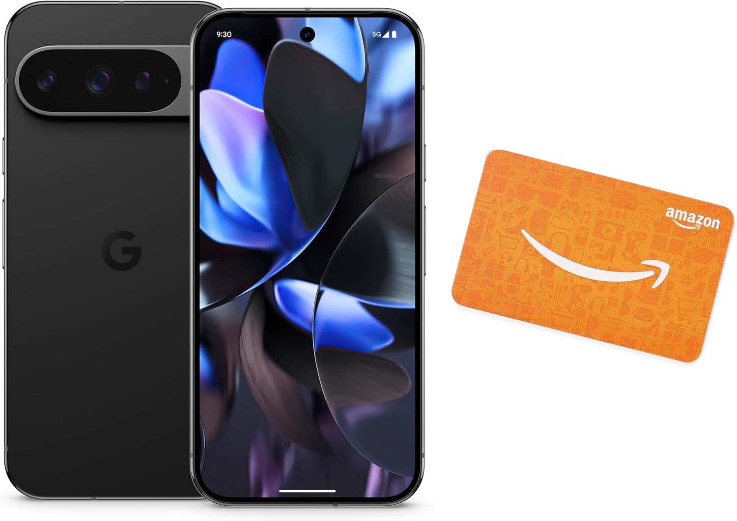 Google Pixel 9 Pro – Obsidian – 128 GB with $200 Amazon Gift Card