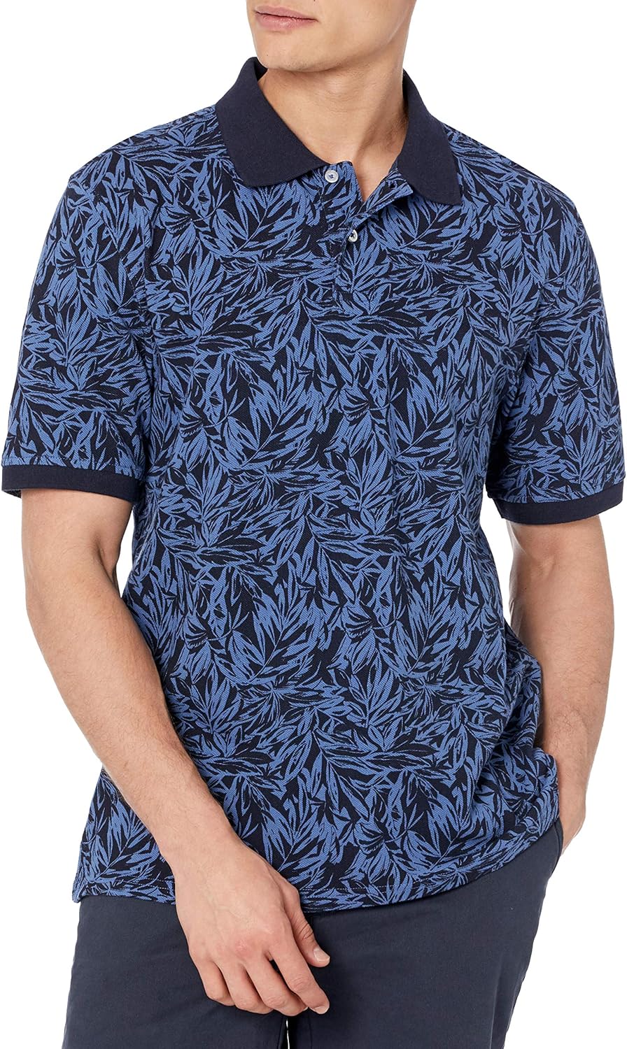 Amazon Essentials Men’s Regular-Fit Cotton Pique Polo Shirt (Available in Big & Tall)
