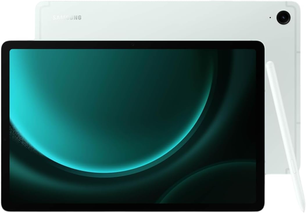 Samsung Galaxy Tab S9 FE Wi-Fi 10.9” 128GB, Android Tablet, IP68 Water- and Dust-Resistant, Long Battery Life, Powerful Processor, S Pen, 8MP Camera, Lightweight Design, US Version, 2023, Mint