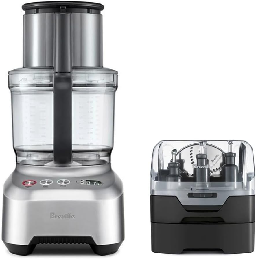 Breville the Sous Chef Peel and Dice 16 Cup Food Processor, BFP820BAL, Brushed Stainless Steel