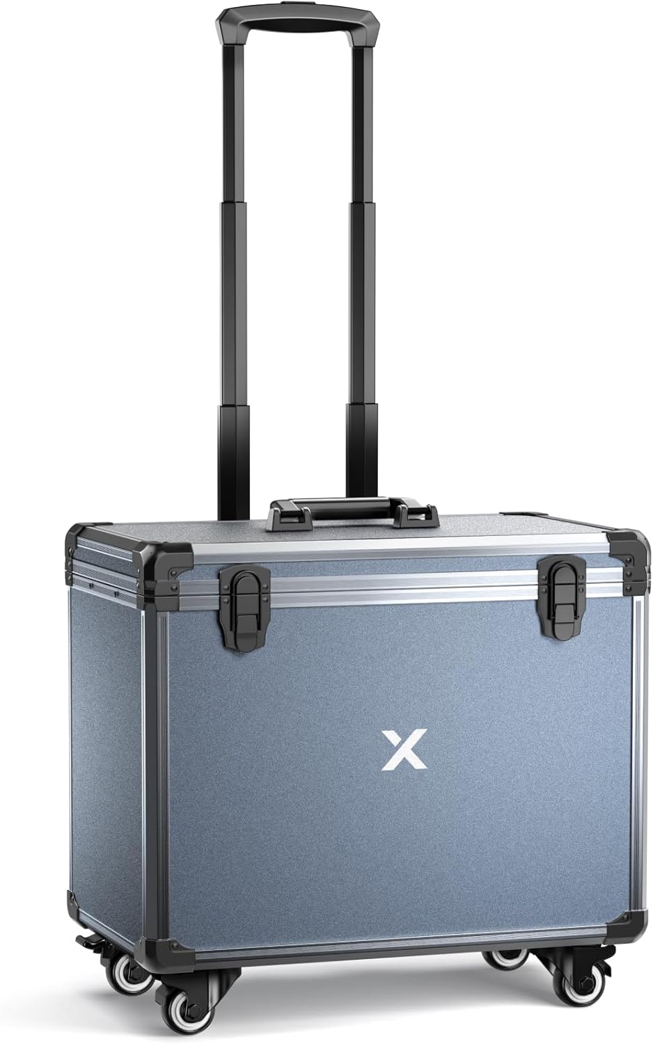 xTool F1 Rolling Hard Case for F1 Craftshow, Shockproof Shell and Embedded Foam Protect F1 Laser Machine, Retractable Handle and Omni-directional Wheels Smooth Slipping, Craft& Travel On the Go.