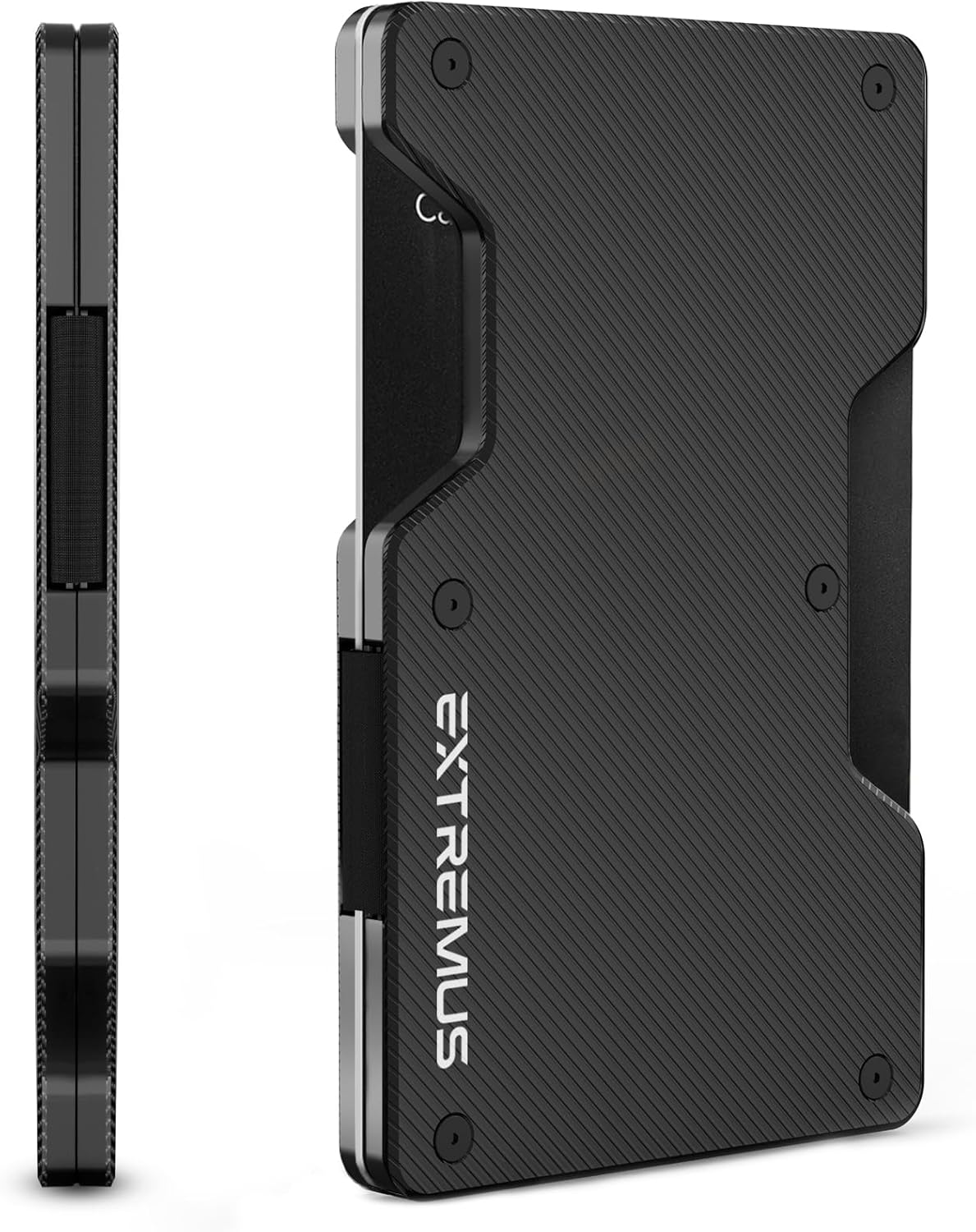 Extremus Mens Wallet, Slim Tactical Wallet with Money Clip and Credit Card Holder, Minimalist Front Pocket Wallet for Men, Rfid Blocking Wallet, Holds 24 Cards Plus Cash
