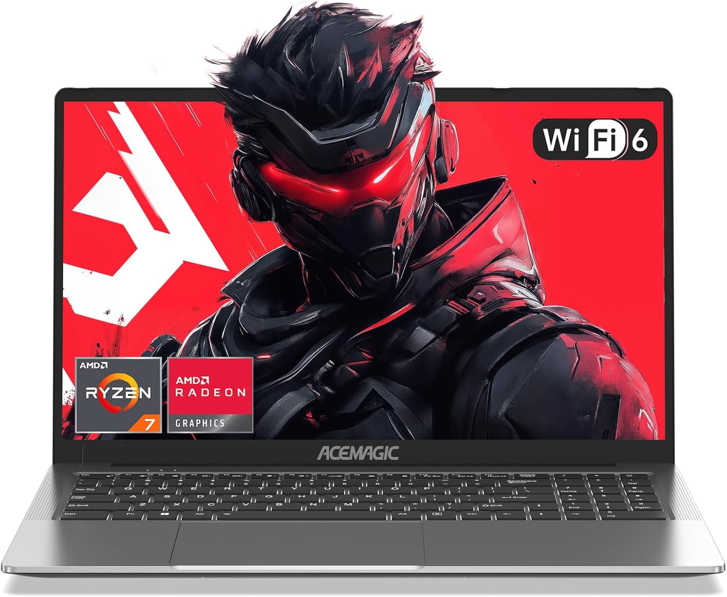 ACEMAGIC 2024 Newest Gaming Laptop, 16.1-inch FHD Display Laptop with AMD Ryzen 7 5700U Processor(8C/16T), Support WiFi 6, with Backlit Keyboard,16GB RAM 512GB ROM Laptop Computer,53Wh Battery