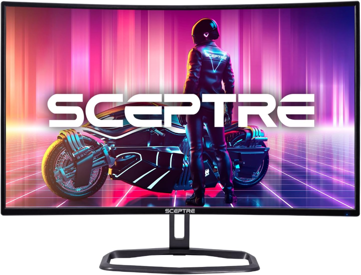 Sceptre Curved 32″ FHD 1080p Gaming Monitor Up to 240Hz 1ms 99% sRGB AMD FreeSync Premium Build-in Speakers, HDMI x3 Displayport Machine Black (C325B-FWD240)