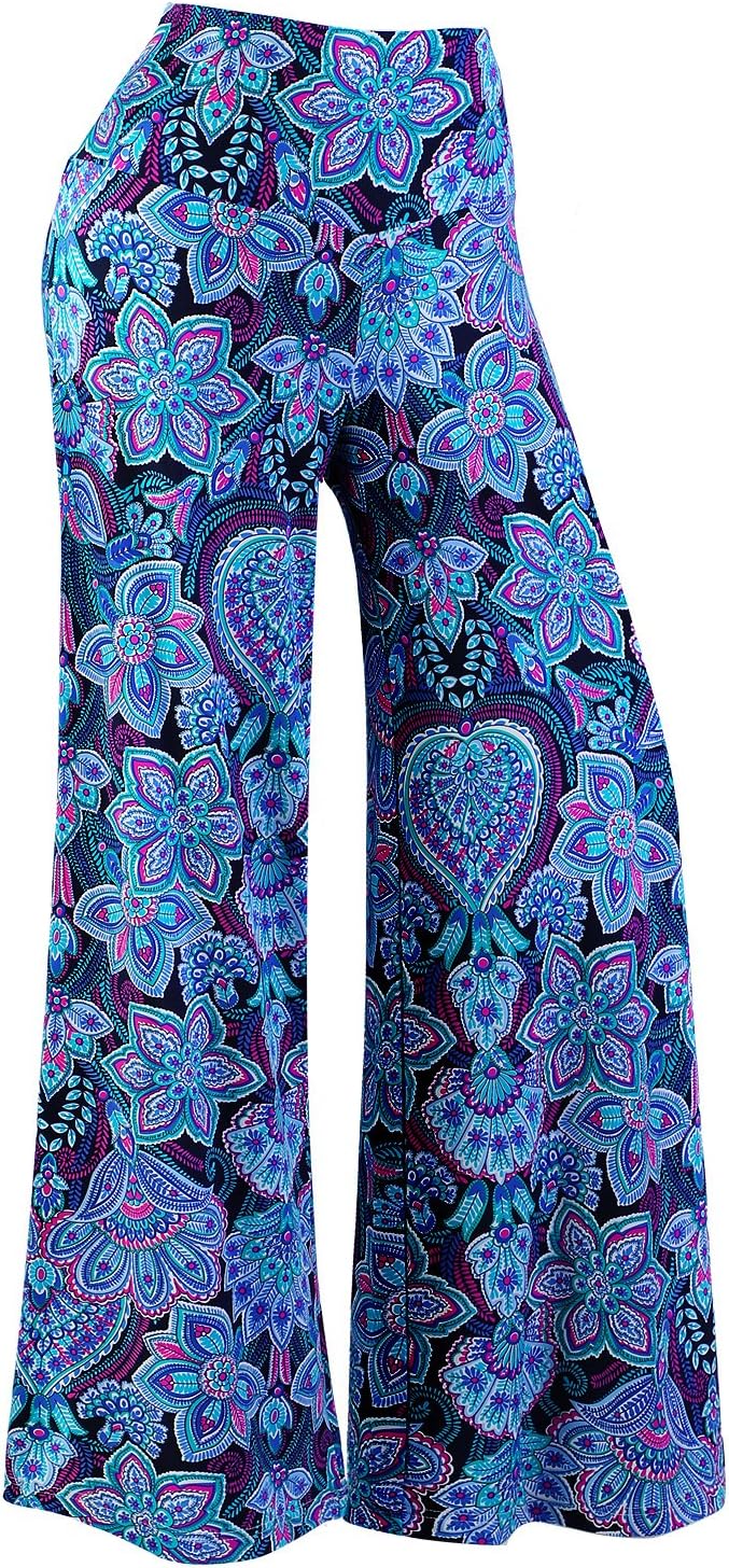 Arolina Women’s Stretchy Wide Leg Palazzo Lounge Pants Casual Comfy High Waist Palazzo Pants