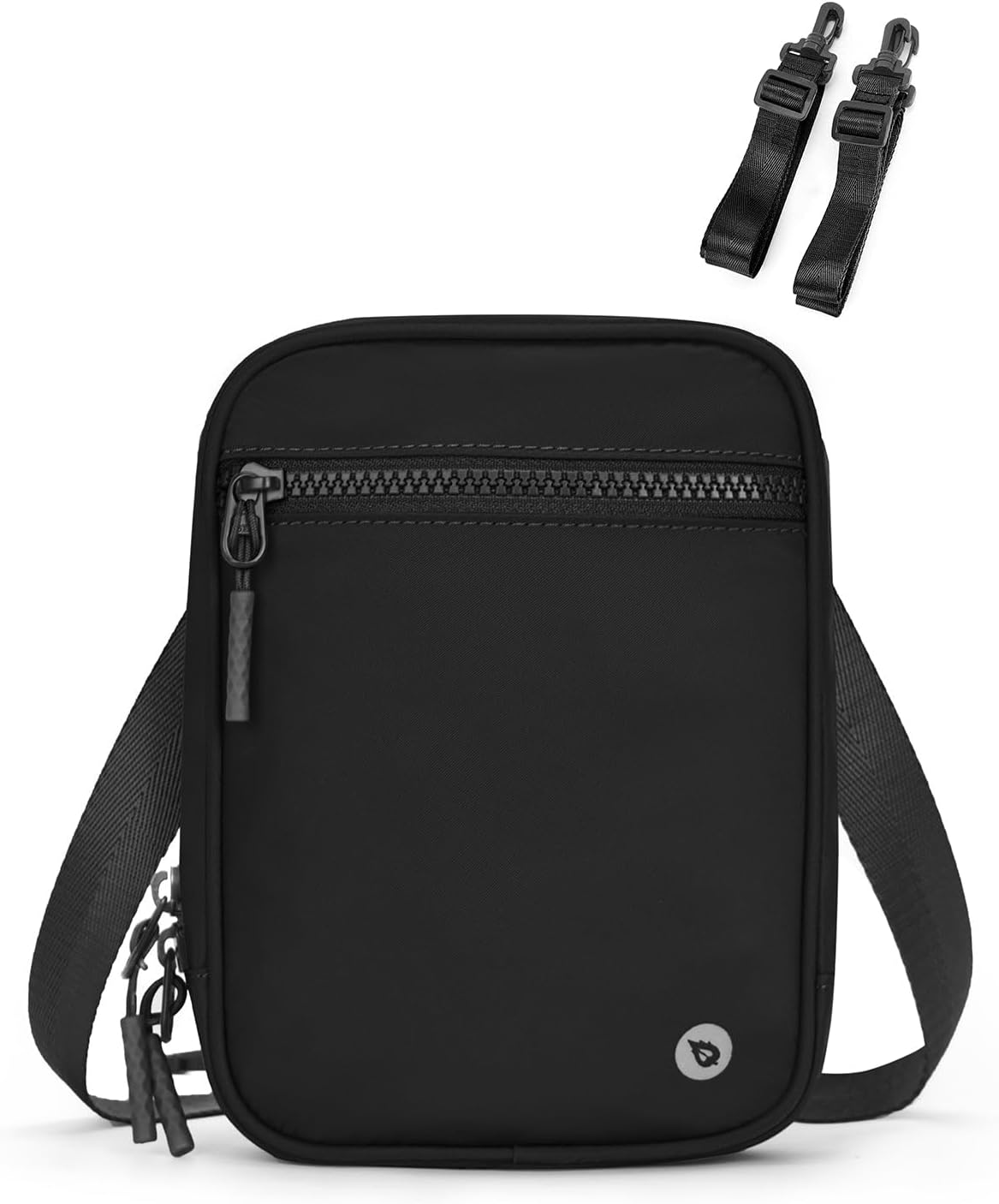 BALEAF Small Sling Bag Women Crossbody Backpack Adjustable Strap Shoulder Chest Daypack Casual Traveling Hiking Daily White