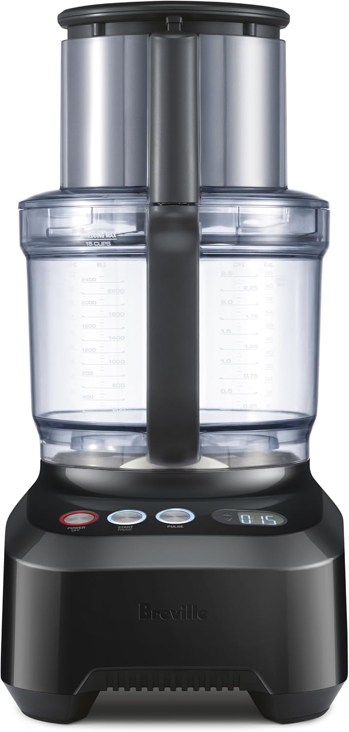 Breville Sous Chef Pro 16 Cup Food Processor, BFP800BSXL, Black Sesame