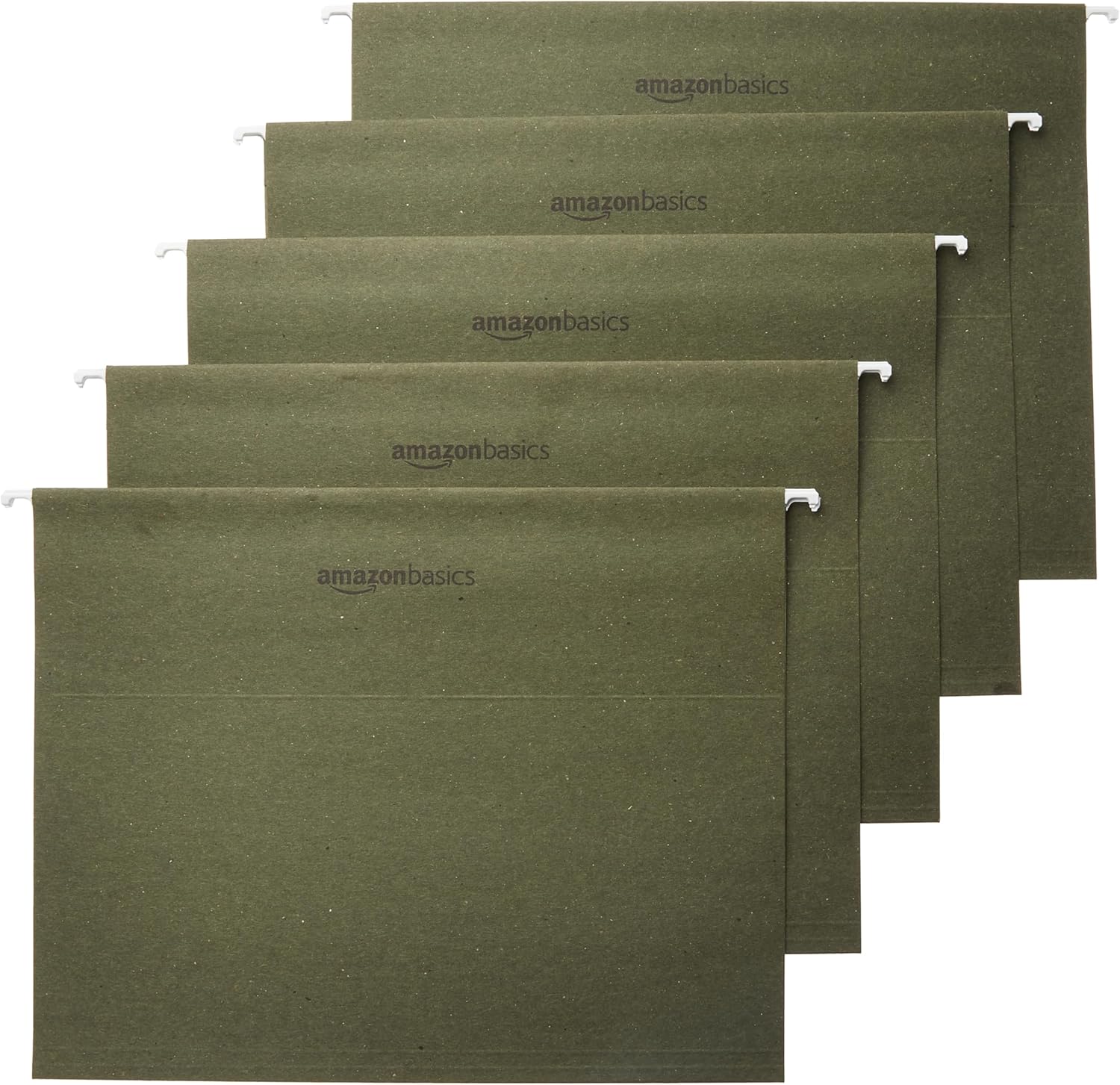 Amazon Basics Hanging Organizer File Folder, Letter Size, Green – Pack of 25