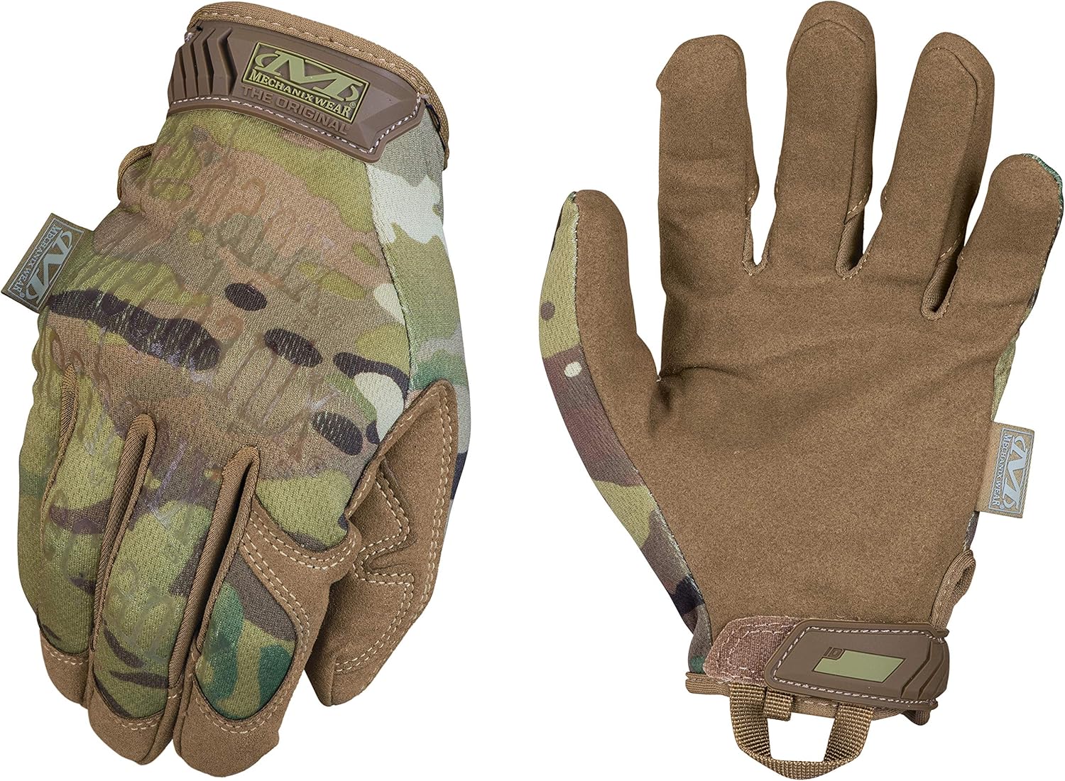 Mechanix Wear: The Original Tactical Work Gloves with Secure Fit, Flexible Grip for Multi-Purpose Use, Durable Touchscreen Safety Gloves for Men (Camouflage – MultiCam, Large)