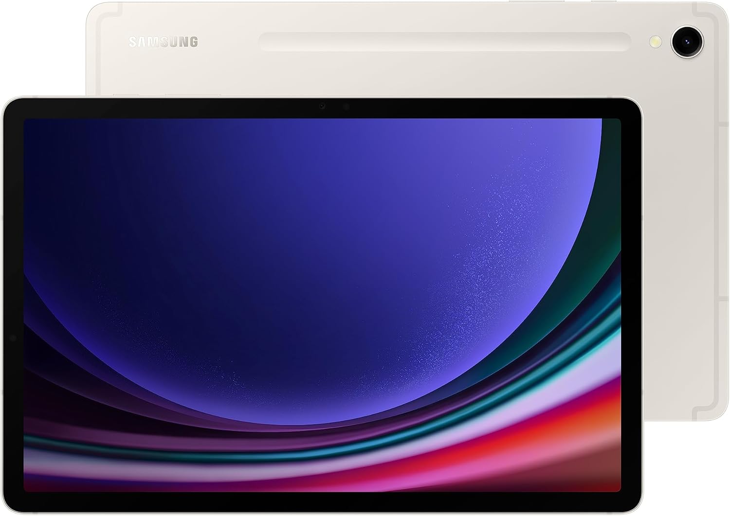 SAMSUNG Galaxy Tab S9 11” 128GB WiFi 7 Android AI Tablet, Snapdragon 8 Gen 2 Processor, AMOLED Screen, Durable Design, S Pen Included, Long Battery Life, Auto Focus Camera, US Version, 2023, Beige