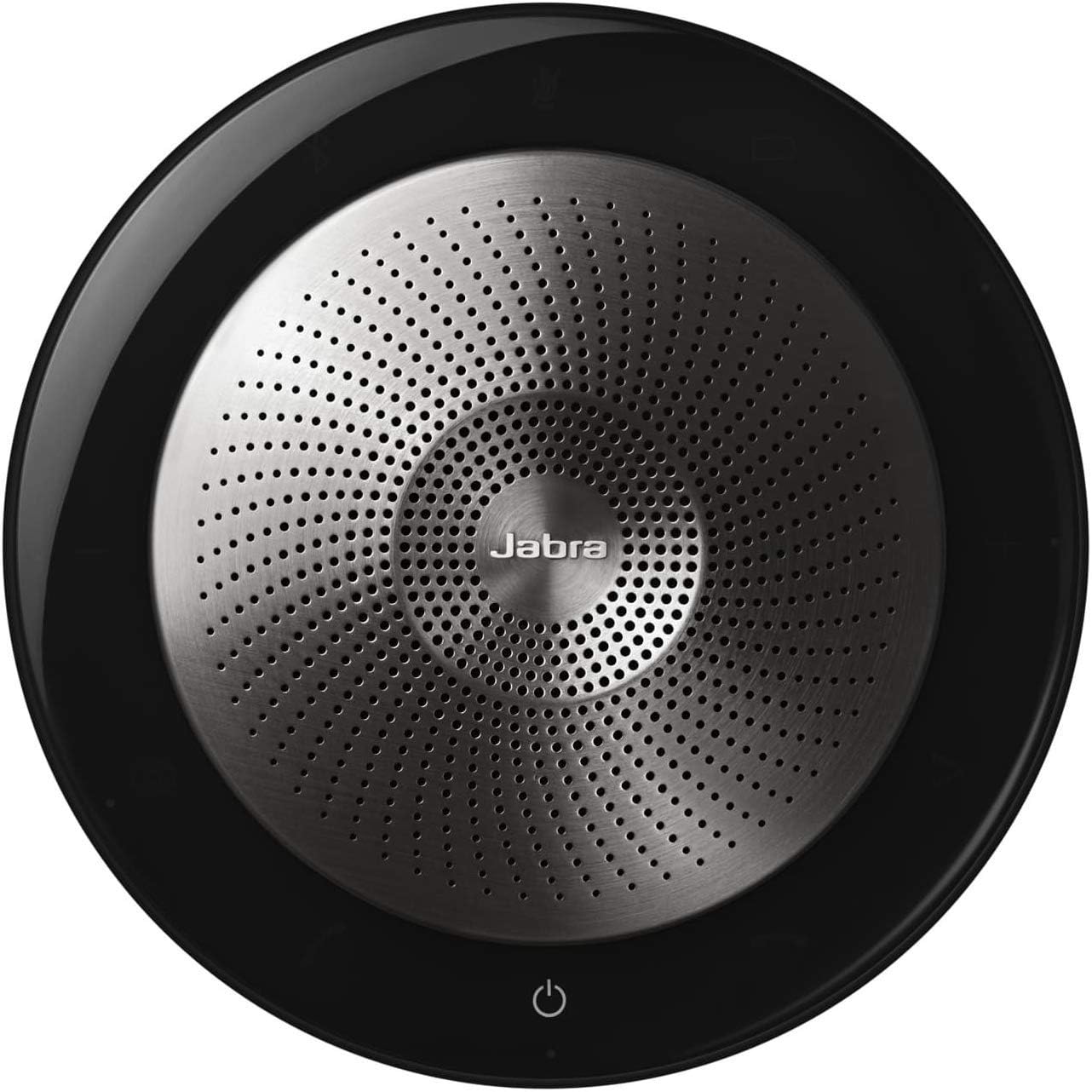 Jabra Speak 710 UC Wireless Bluetooth Speakerphone with Link 370 USB Adapter – Portable Conference Speaker for Holding Meetings Anywhere with Immersive Sound – Certified for Zoom & Google Meet
