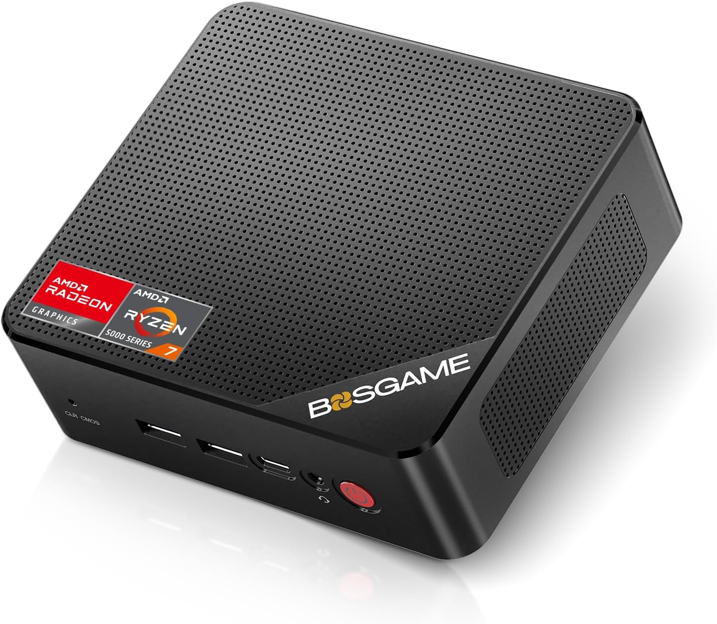 P1 Light Gaming Mini PC Ryzen 7 5700U 32GB RAM 1TB SSD Winodws 11 Pro Triple 4K 60HZ Displays Mini Computers, Support PS3 emulator Micro PC Dual HDMI+DP+Type-C, WiFi 6E, BT5.2, Dual 2.5GbE Lan