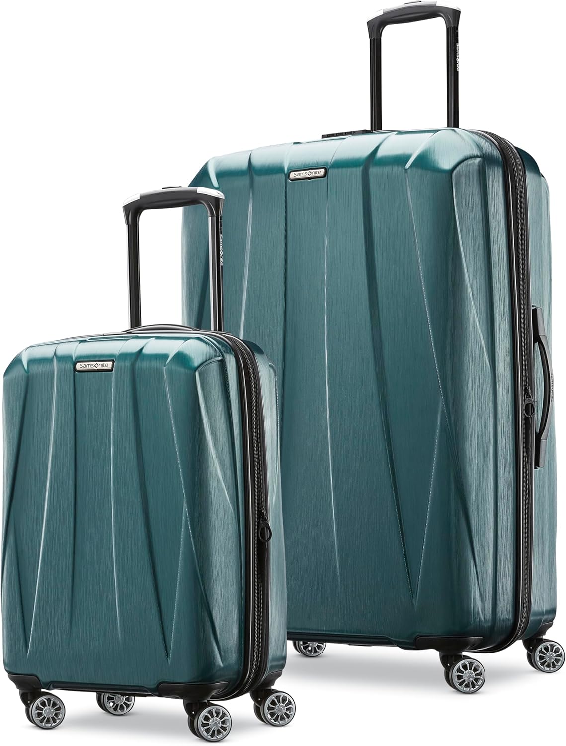 Samsonite Centric 2 Hardside Expandable Luggage with Spinners, Emerald Green, 2-Piece Set (20/28)