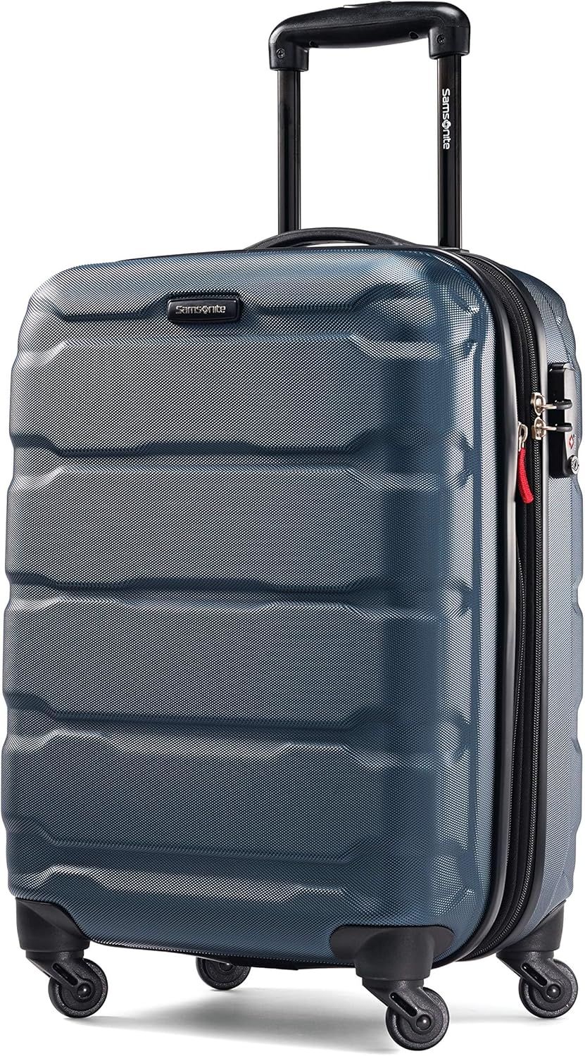 Samsonite Omni PC Hardside Expandable Luggage with Spinner Wheels, Carry-On 20-Inch, Teal