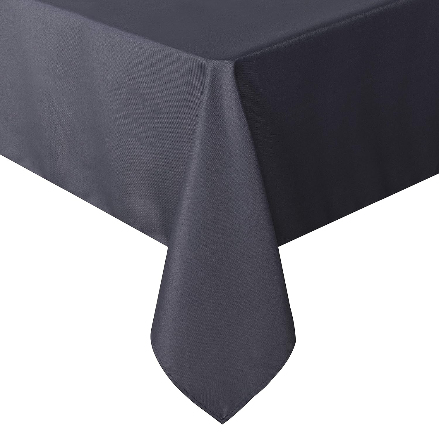 sancua Rectangle Tablecloth – 60 x 120 Inch – Stain and Wrinkle Resistant Washable Polyester Table Cloth, Decorative Fabric Table Cover for Dining Table, Buffet Parties and Camping, Grey