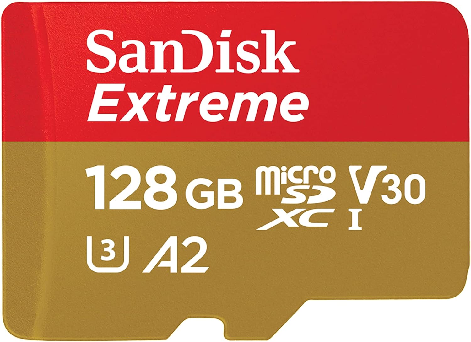 SanDisk 128GB Extreme microSDXC UHS-I Memory Card with Adapter – Up to 190MB/s, C10, U3, V30, 4K, 5K, A2, Micro SD Card – SDSQXAA-128G-GN6MA