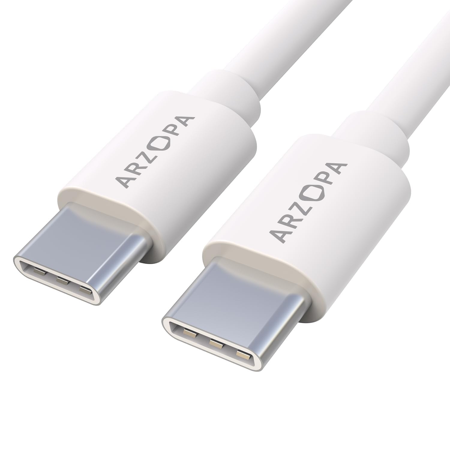 ARZOPA USB C Cable 6ft, USB C to USB C Type C Charger Fast Charging Cable 60W(3A) for Smart Phones, MacBook, iPad, Tablets, Monitors, Laptops – TC01
