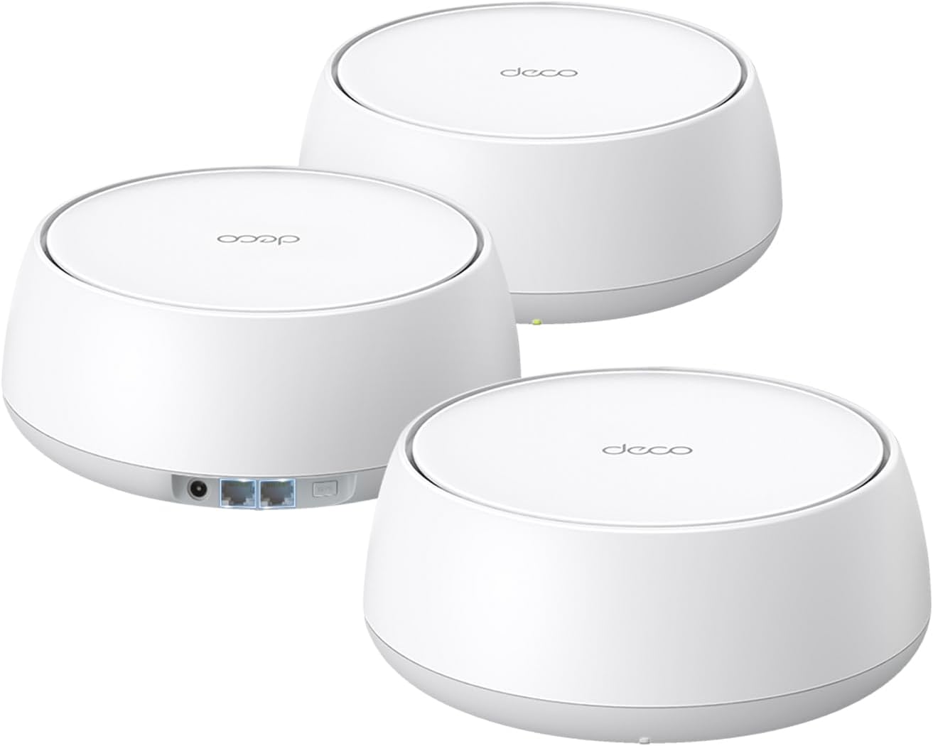 TP-Link Dual-Band BE5000 WiFi 7 Mesh Wi-Fi System (Deco BE25) | 4-Stream 5 Gbps | 240 Mhz Channels | Covers up to 6,600 Sq.Ft | 2X 2.5G Ports Wired Backhaul | VPN,MLO, AI-Roaming, HomeShield (3-Pack)