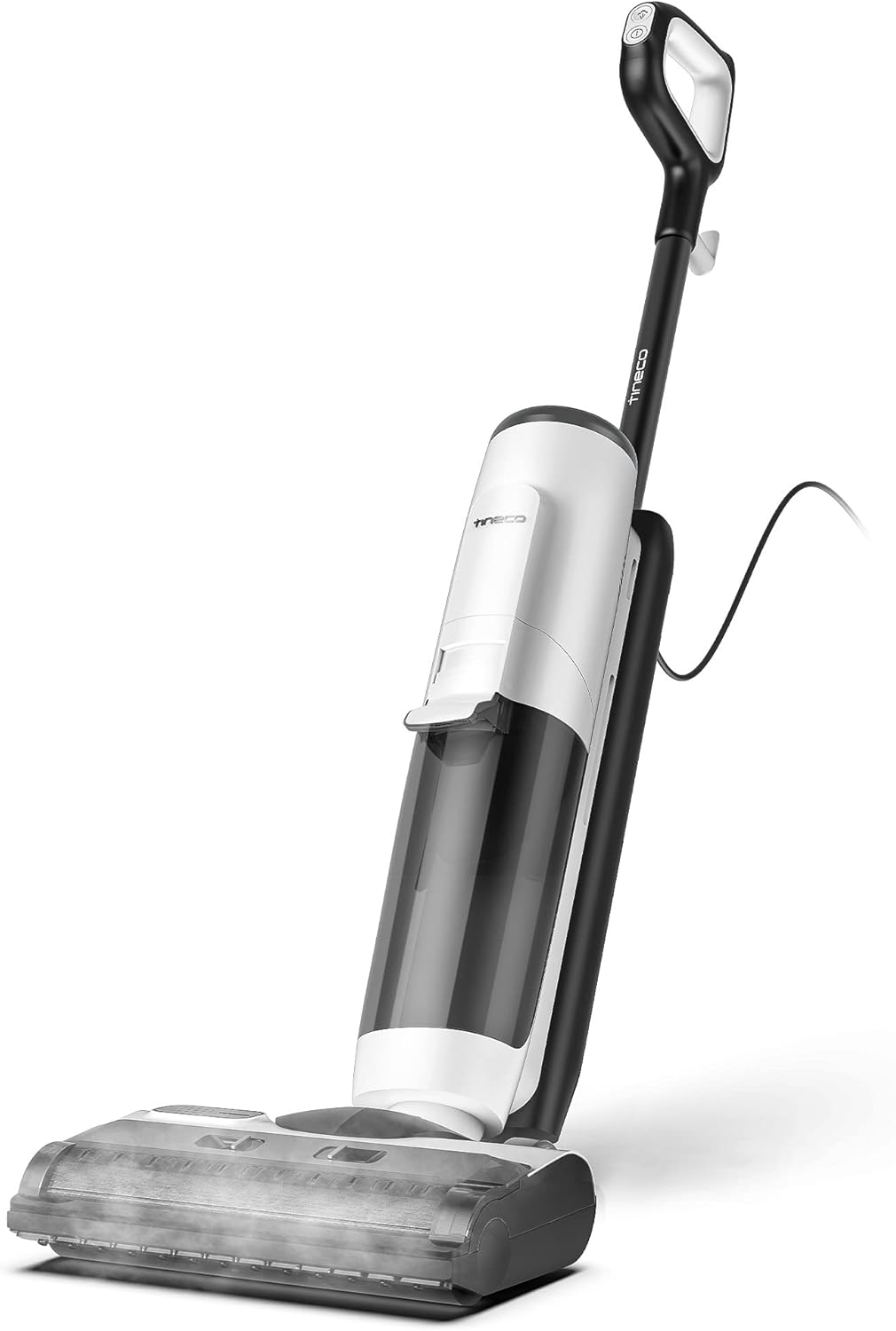 Tineco FLOOR ONE S5 Steam Corded Wet Dry Vacuum All-in-one, Hardwood Floor Cleaner Great for Sticky Messes, Smart Steam Mop for Hard Floors with Digital Display and Long Run Time