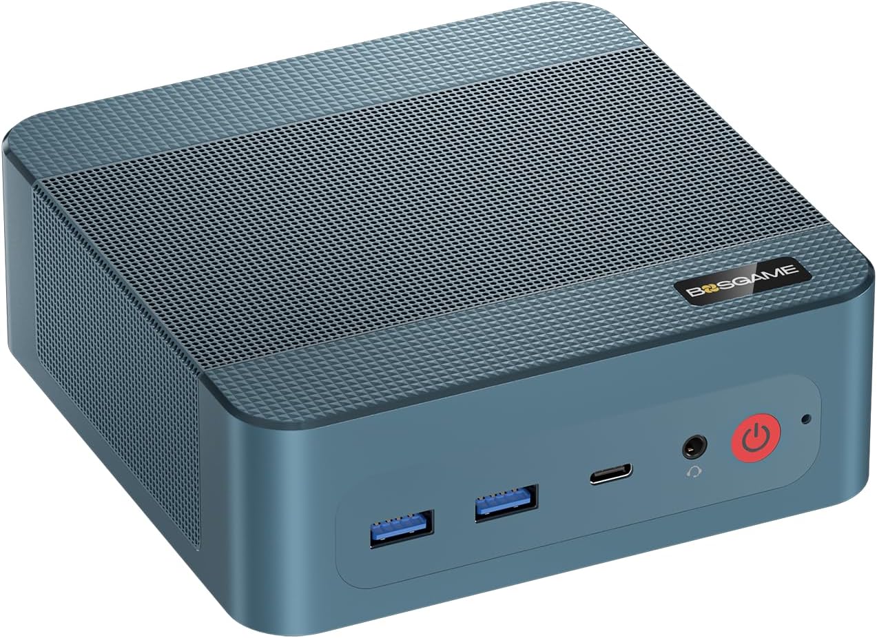 P2 Lite Mini PC Windows 11 Pro, 12th Intel i5-12600H (12C/20T, up to 4.5GHz), 16GB DDR4 512GB PCIe SSD Mini Computers with HDMI+DP+TypeC Support Wi-Fi6E BT5.2, RJ45 Dual LAN