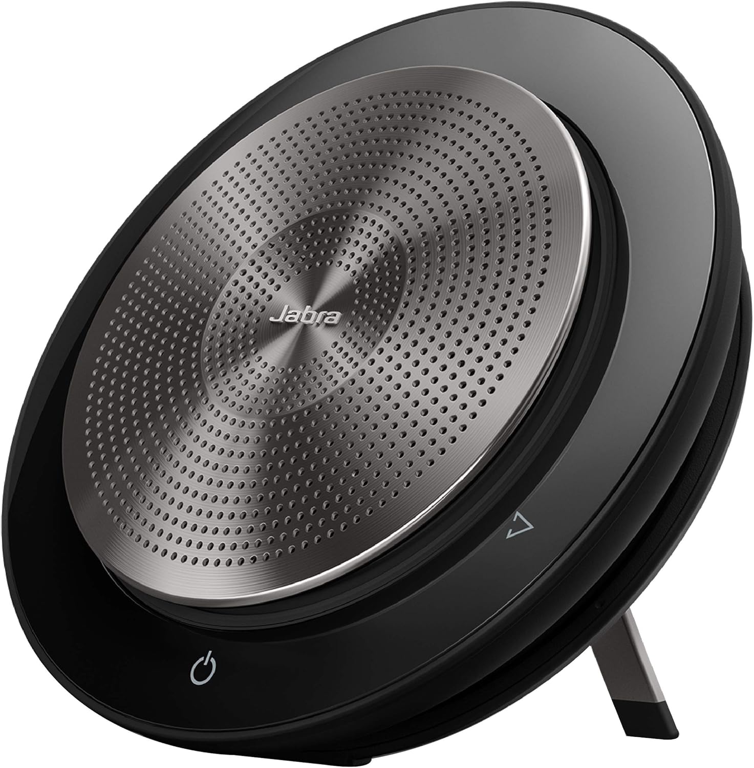 Jabra Speak 750 UC Wireless Bluetooth Speakerphone with Link 370 USB Adapter – Portable Conference Speaker for Holding Meetings Anywhere with Premium Audio – Certified for Zoom & Google Meet
