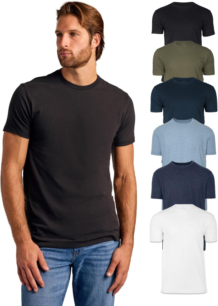True Classic Mens T-Shirts – Short Sleeve Crew Neck Plain Novelty T Shirt for Men, Valentines Day Gifts for Him